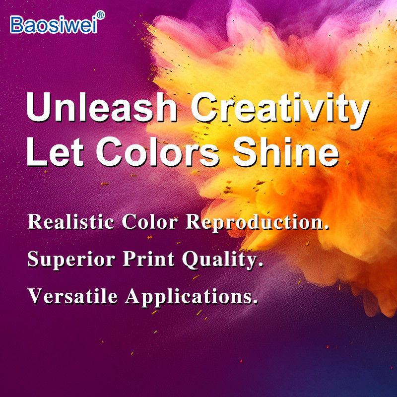 Baosiwei CMYK 熱伝送インク C, M, Y, K 円滑な印刷のために1000ml